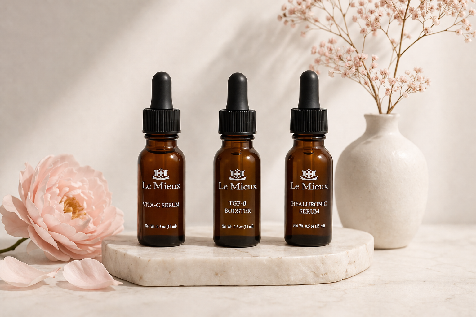 Lemieux Serum 0.5 oz (random: Vitamin C, HA, or Booster)