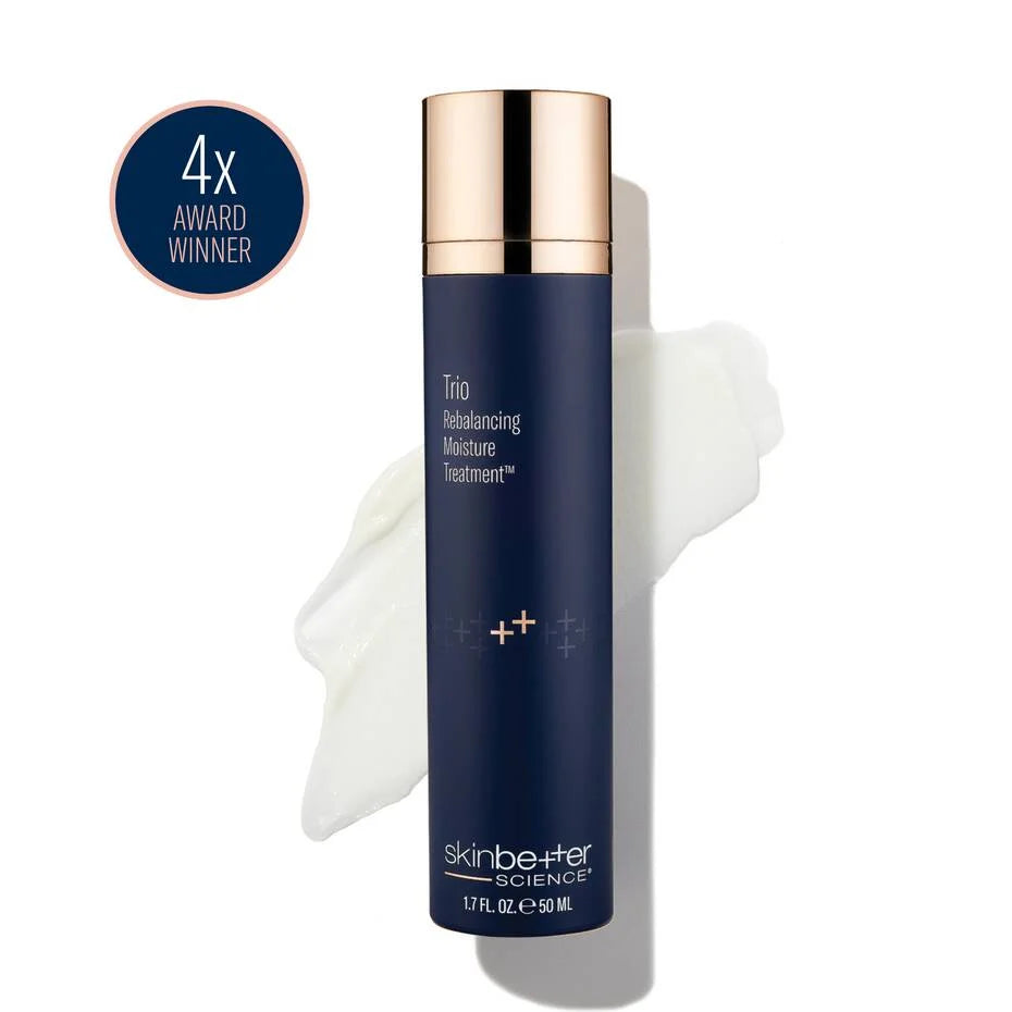 SkinBetter Trio Rebalancing Moisture Treatment (50ml) with texture smear